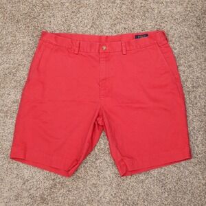 Polo Ralph Lauren Shorts Mens 38 Classic Fit 9"‎ Chino Flat Front Pink